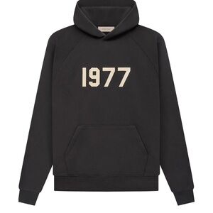 Essentials Fear Of God IRON Hoodie 1977 Print